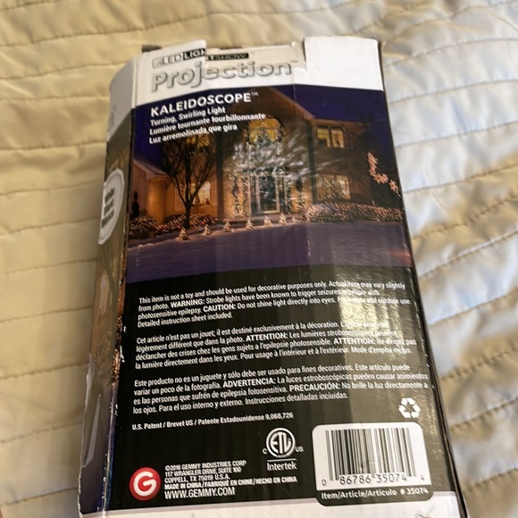 COPY - COPY - Open box pallet target return kaleidoscope projector snow Christm… - Picture 7 of 8